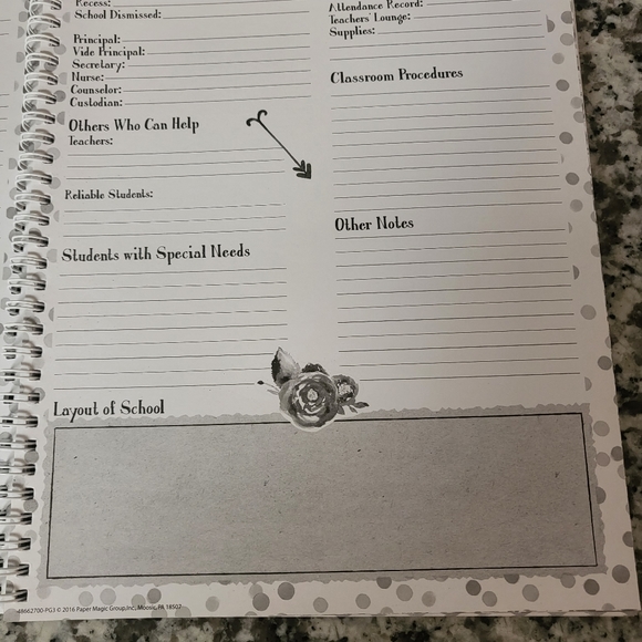 Lesson Planner NWT UNDATED - Picture 4 of 12